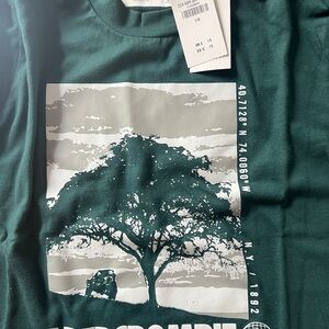 Abercrombie Kids Green Long Sleeve Tee